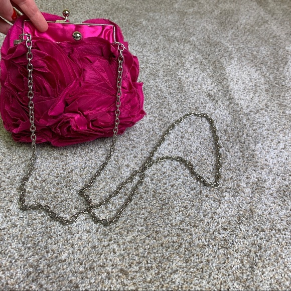 Pink Floral Crossbody Purse - Picture 8 of 9